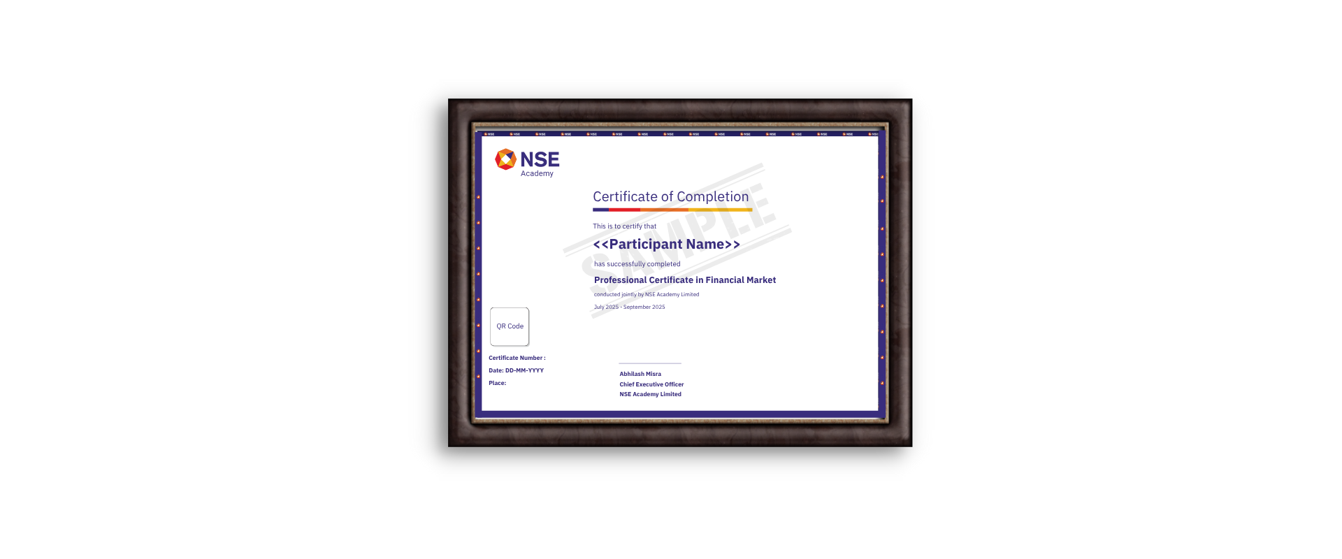 Certificate of Completion